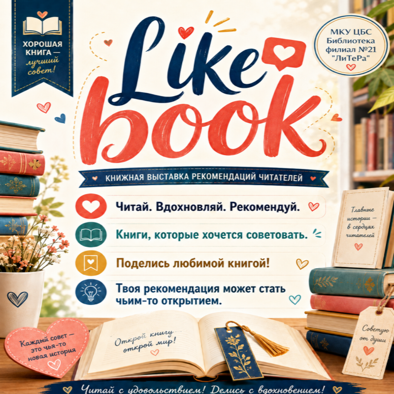 LIKE BOOK: книги, которые выбирают читатели